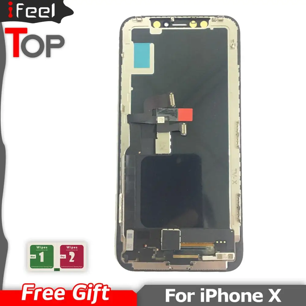 ЖК дисплей для iPhone X сенсорный экран Сенсорная панель дигитайзер сборка 5 8