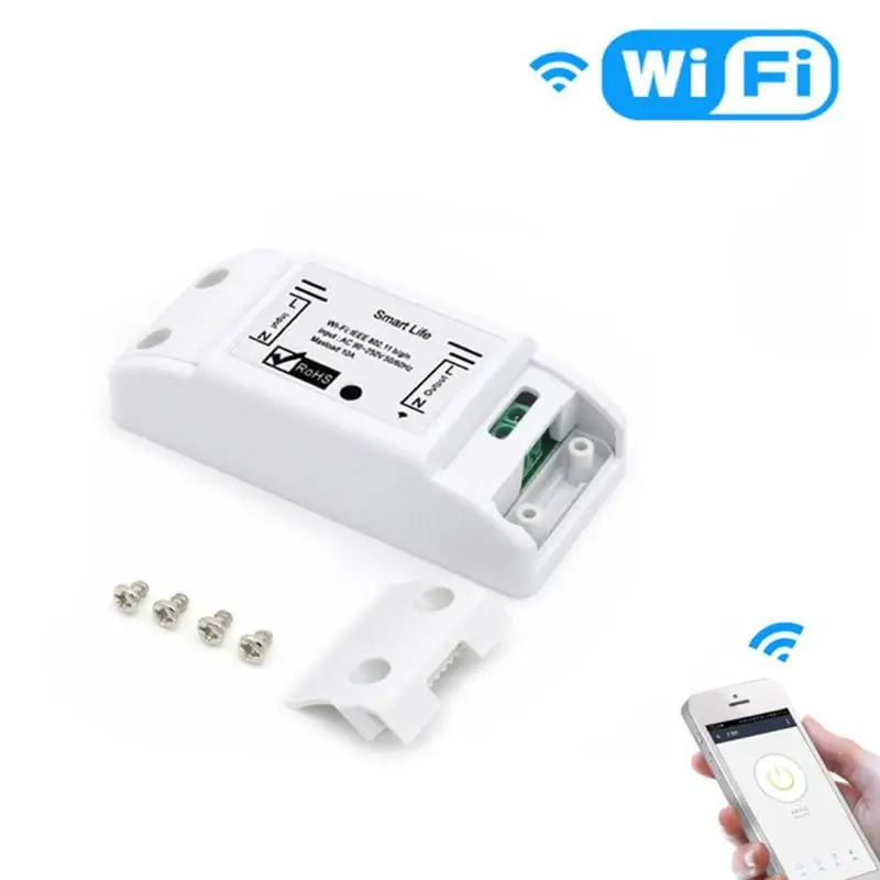 

WIFI Wireless Smart Switch AC90-250V 50/60Hz Lightweight Delicate Fashionable Atmosphere Remote Control Socket APP Timer