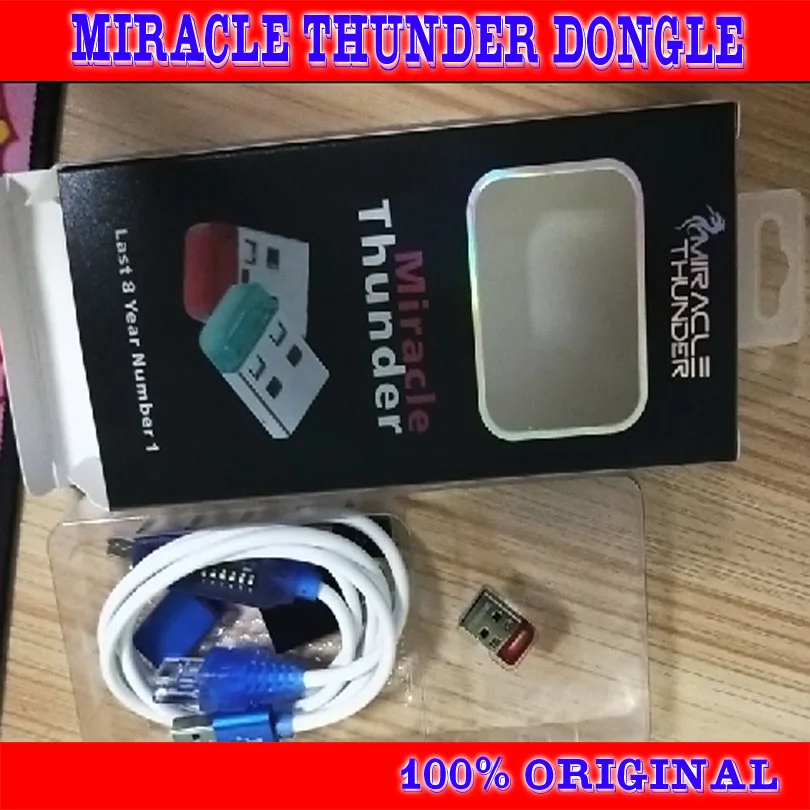 Новейший ключ Miracle box key Miracle thunder+ кабель Miracle UMF(окончательный многофункциональный кабель