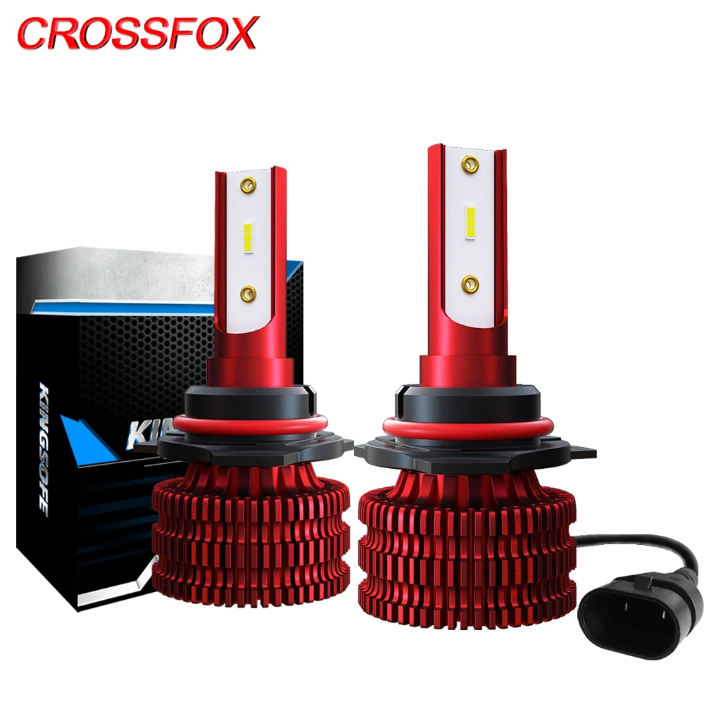CROSSFOX H8 H9 H11 Светодиодный лампы H4 9005 HB3 Автомобильные фары 12 В 9006 HB4 H1