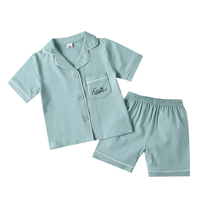 SAILEROAD 2020 Children Pajamas For Girls Cotton Short Pyjamas Kids Pijama Infantil Boys Sleepwear Child Home Wear Clothes Suits 4
