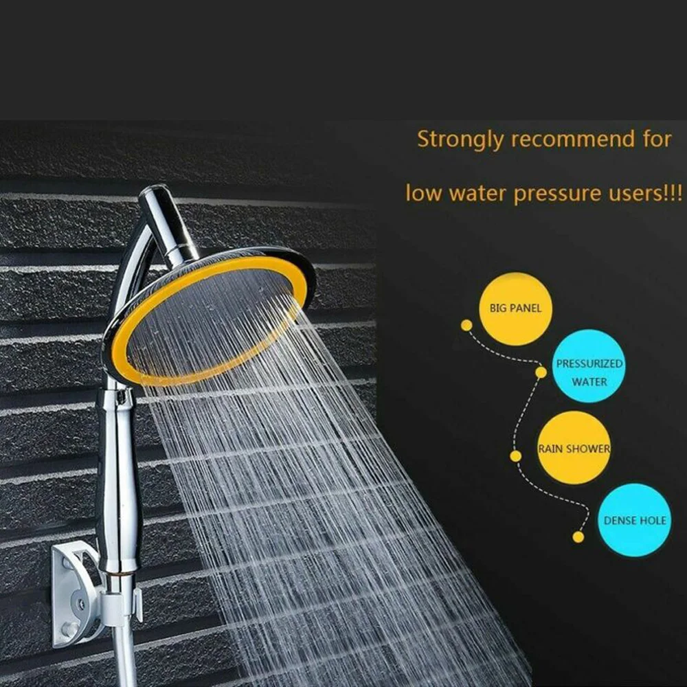 Adjustable Round High Pressure Rainfall Rain Top Shower Head Bathroom new arrival hot selling