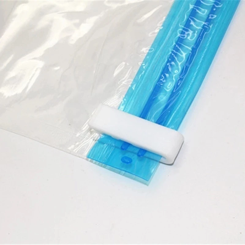 Vacuum Travel Bag Roll Up 35x50CM Plastic Transparent Storage Bag Saving Room Of Your Suitcase Luggage Organizer Compression Bag 4