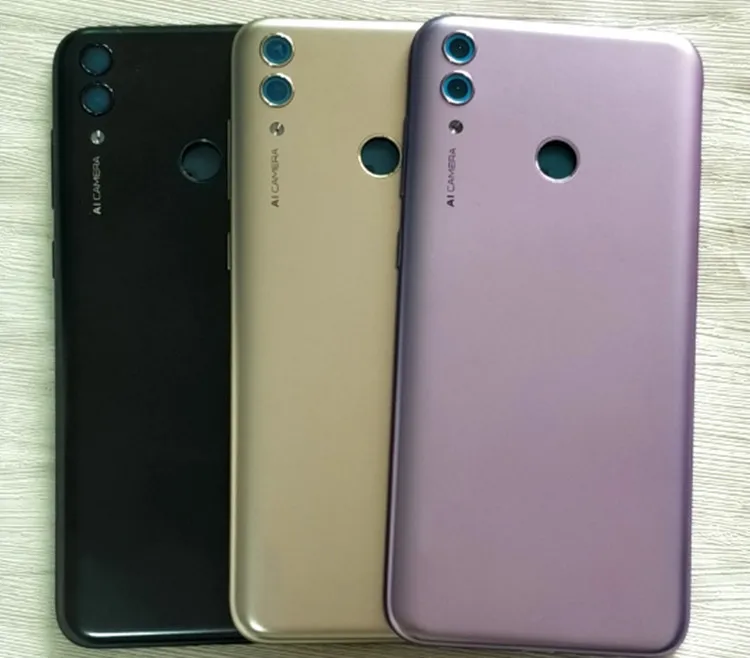 Подарок+ запасная задняя крышка для huawei honor 8C play с боковыми клавишами и объективом для камеры для huawei honor 8C Play