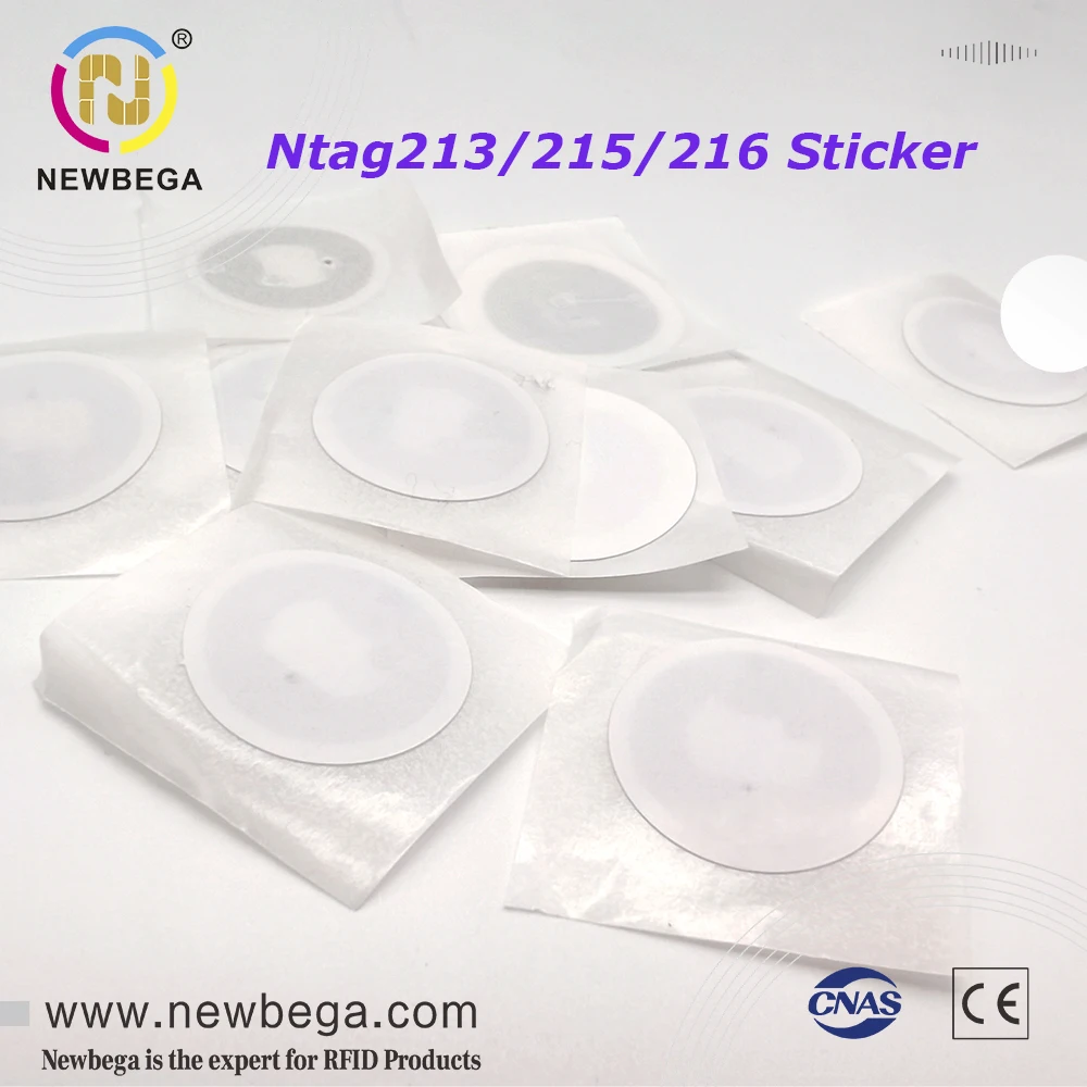 Tanie Oryginalny Chip Ntag213/Ntag215/Ntag216 najwyższej jakości 13.56MHZ naklejki etykiety RFID NFC