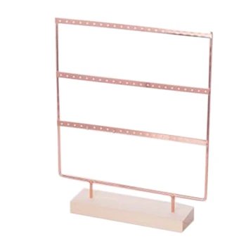 

Wrought Iron Creative Earring Rack Household Hanging Earrings Earrings Storage Jewelry Display Shelf