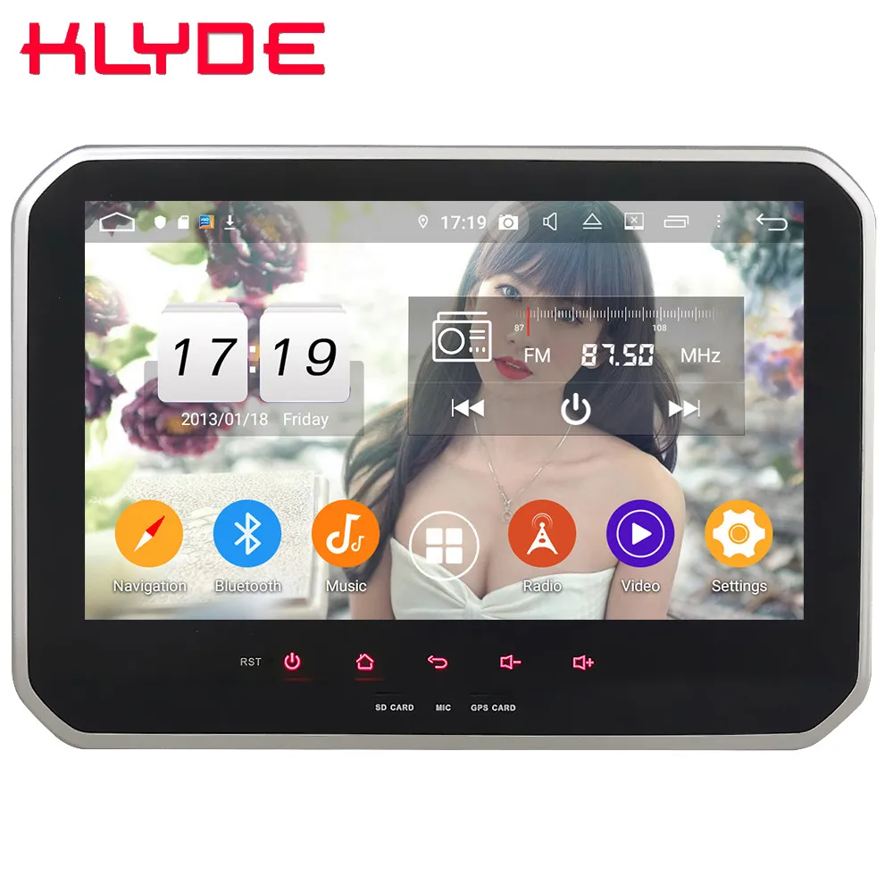 Klyde " ips 4G wifi Android 9,0 Восьмиядерный 4 Гб ОЗУ 64 Гб ПЗУ DSP BT автомобильный DVD мультимедийный плеер радио для Suzuki IGNIS 2010