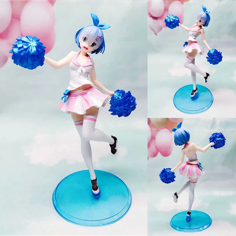 23cm Anime Life in a different world from zero Figure Cheerleaders Rem