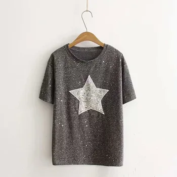 

Stina tshirt harajuku ulzzang tumblr Gray t shirt women t-shirt kawaii t shirt Black