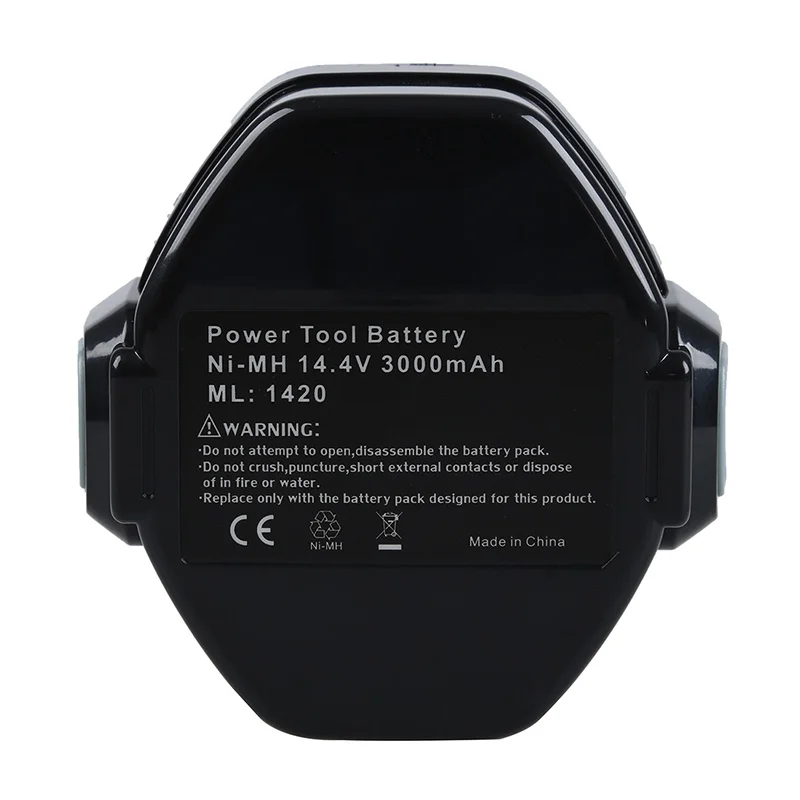 14,4 V Батарея для MAKITA 1433 1434 Makita 6233D 4033D 6333D 6336D 6337D 8433D, черный+ серый