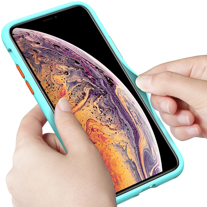 Прозрачный противоударный Гибридный Силиконовый чехол для телефона iPhone 11 Pro X XS XR Max 6 6s 7 8 Plus Фирменная прозрачная мягкая задняя крышка