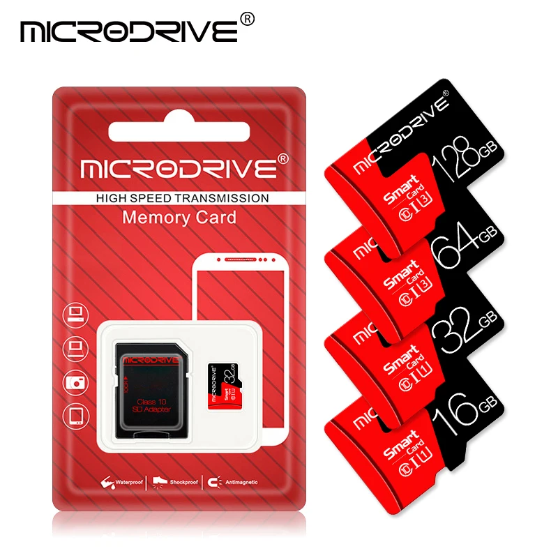 Новая карта памяти класса 10 Micro SD 16 ГБ 32 64 128 TF Microsd флэш-накопитель microsd для