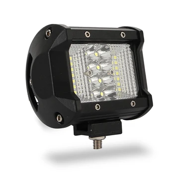

4inch 6000K 108W Quad Row LED Work Light Bar Pods Driving Fog Lamp Side Shooter IP67 Waterproof Work Light