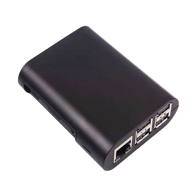 Чехол для Raspberry Pi 3 ABS черный пластиковый корпус радиатор Model B + 2B|Аксессуары