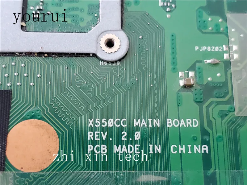 yourui Original Laptop motherboard For ASUS X550CC Laptop motherboard REV 2.0 with i3-2377m GT720M 2GB DDR3 Test ok