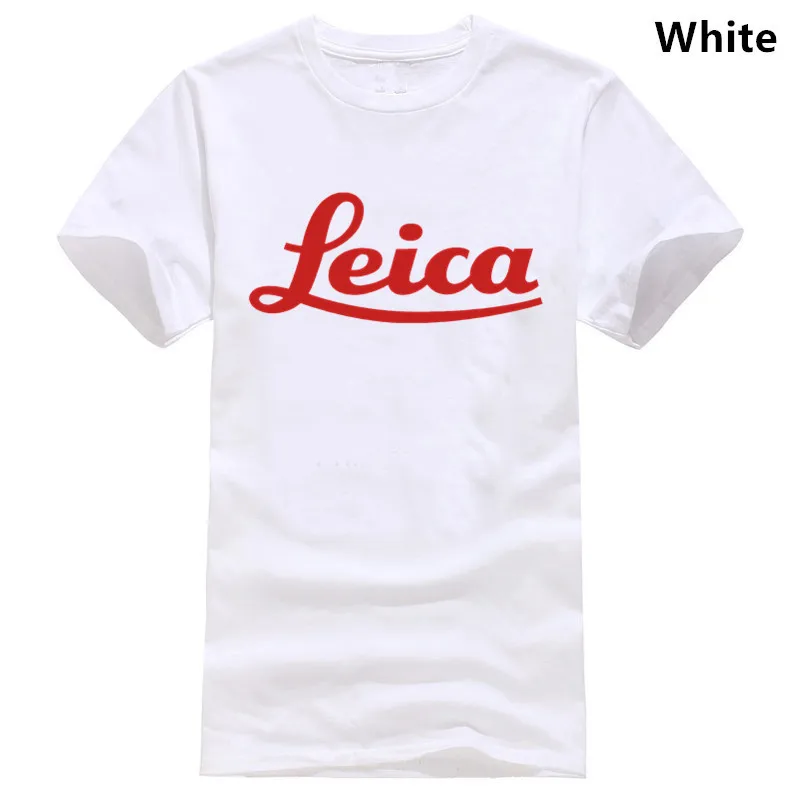 

Leica Red Text Logo Black T-SHIRT All Sizes