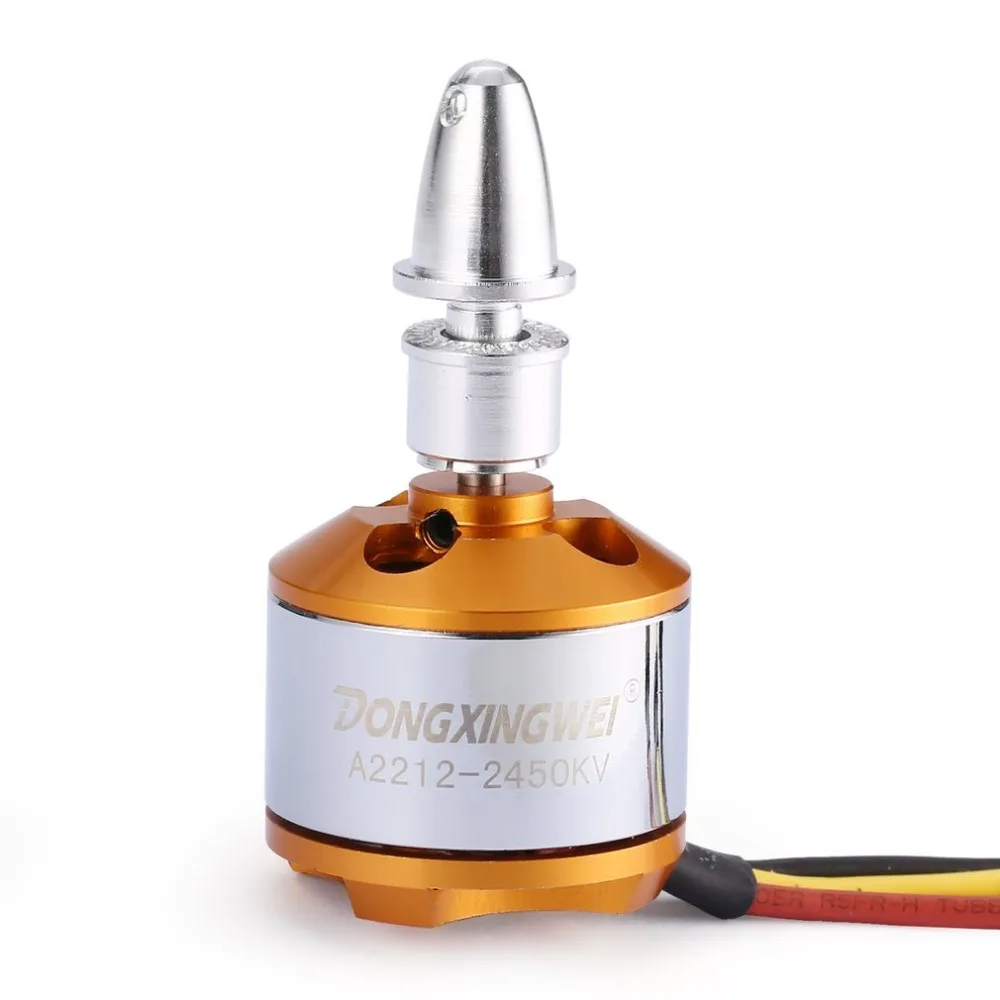 A2212 2450KV 2-3S Outrunner бесщеточный двигатель для RC FPV беспилотный летательный аппарат самолет Мультикоптер 6x3 пропеллер