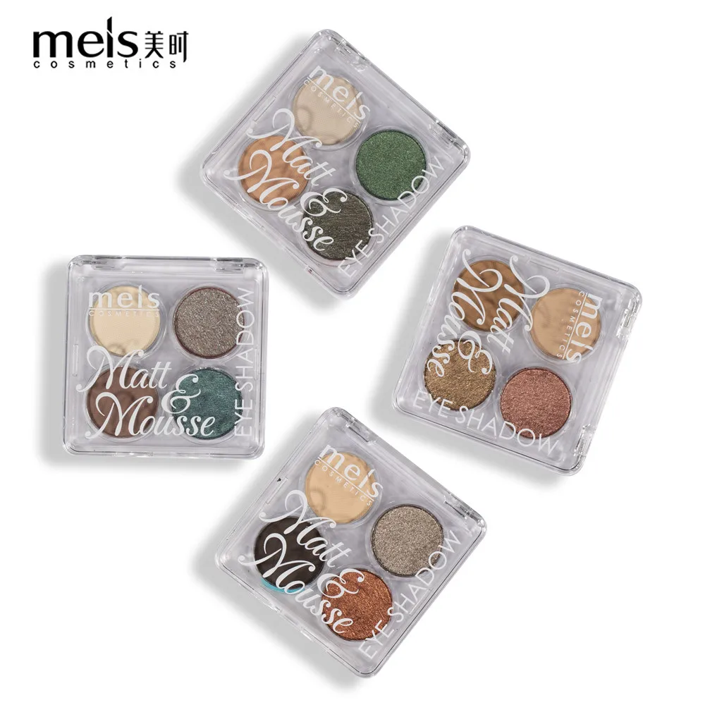 

meis Fashion Matter Shimmer Glitter Mousse Eye Shadow Powder Professional Eyeshadow Palette Nude Long Lasting Waterproof Mineral