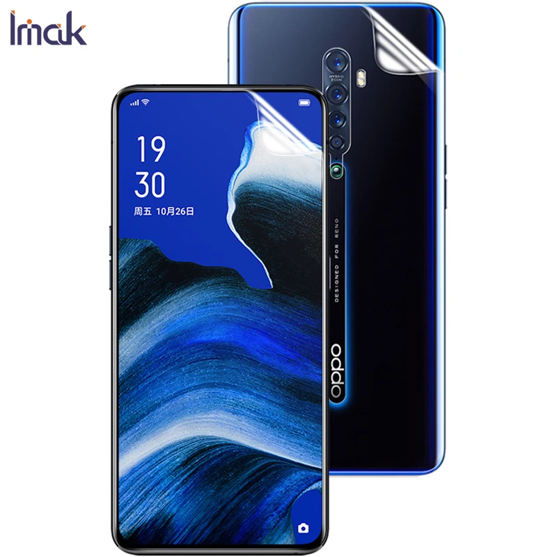 Imak Hydrogel III для OPPO Reno2, 2 шт., защита для заднего экрана, передняя, задняя, полное покрытие, мягкая защитная пленка, не стекло