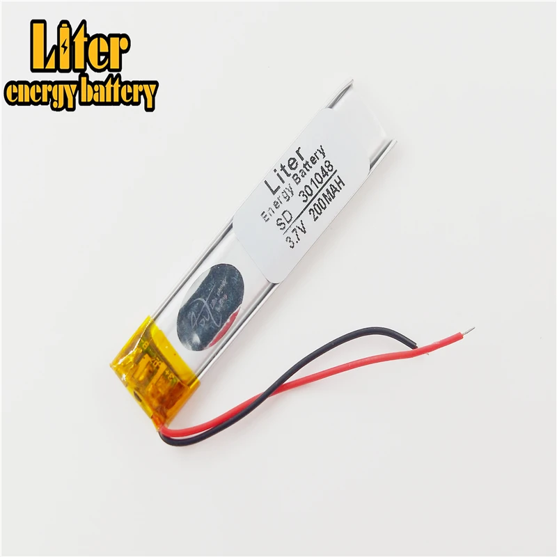 Tablet Pc Battery Capacity 301048 301050 3.7v 200mah Universal Liion For Tablet Pc Mp3 Mp4 Mp5