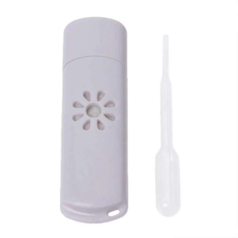 

Mini Usb Car Aromatherapy Diffuser Aroma Humidifier Essential Oil Fresh Home New Air Conditioning White