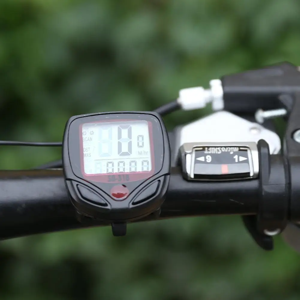 MTB велосипедный водонепроницаемый компьютер с цифровым ЖК дисплеем Спидометр