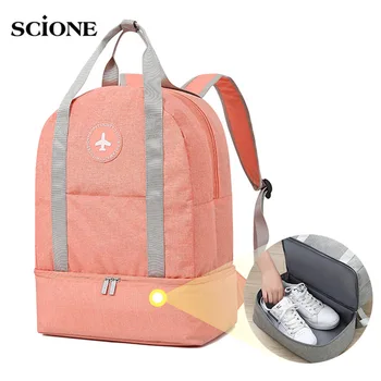 

Dry Wet Women Bag Fitness Gym Backpack Independent Shoes Bag Shoulder Training Swimming Travel Sport Gymtas 2020 Swim XA899A