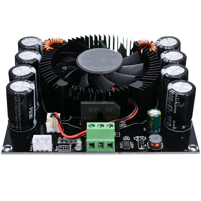 HiFi аудио 420 Вт AC 24 В tda8954-й большой мощности цифровой аудио усилитель плата A+ D Класс стерео аудио усилитель модуль