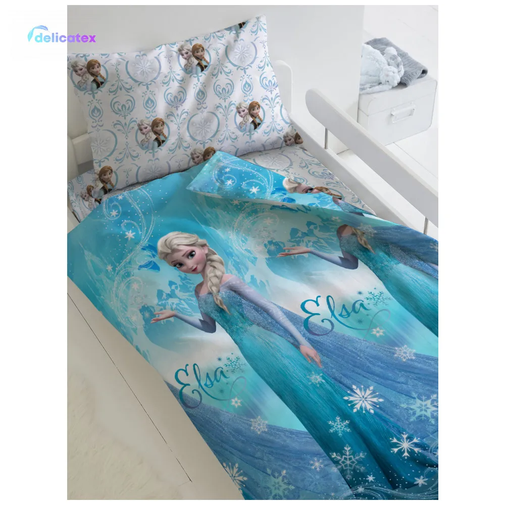 КПБ Delicatex1.5 хлопок Холодное сердце(70х70) рис. 8994-1/8995-1 Эльза