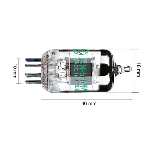 AIYIMA-GE 5654W 진공관 밸브 진공 전자 튜브 업그레이드, 6J1, 6m1, 6AK5, 6J1P, EF95 페어링 앰프 오디오, 2 개 4