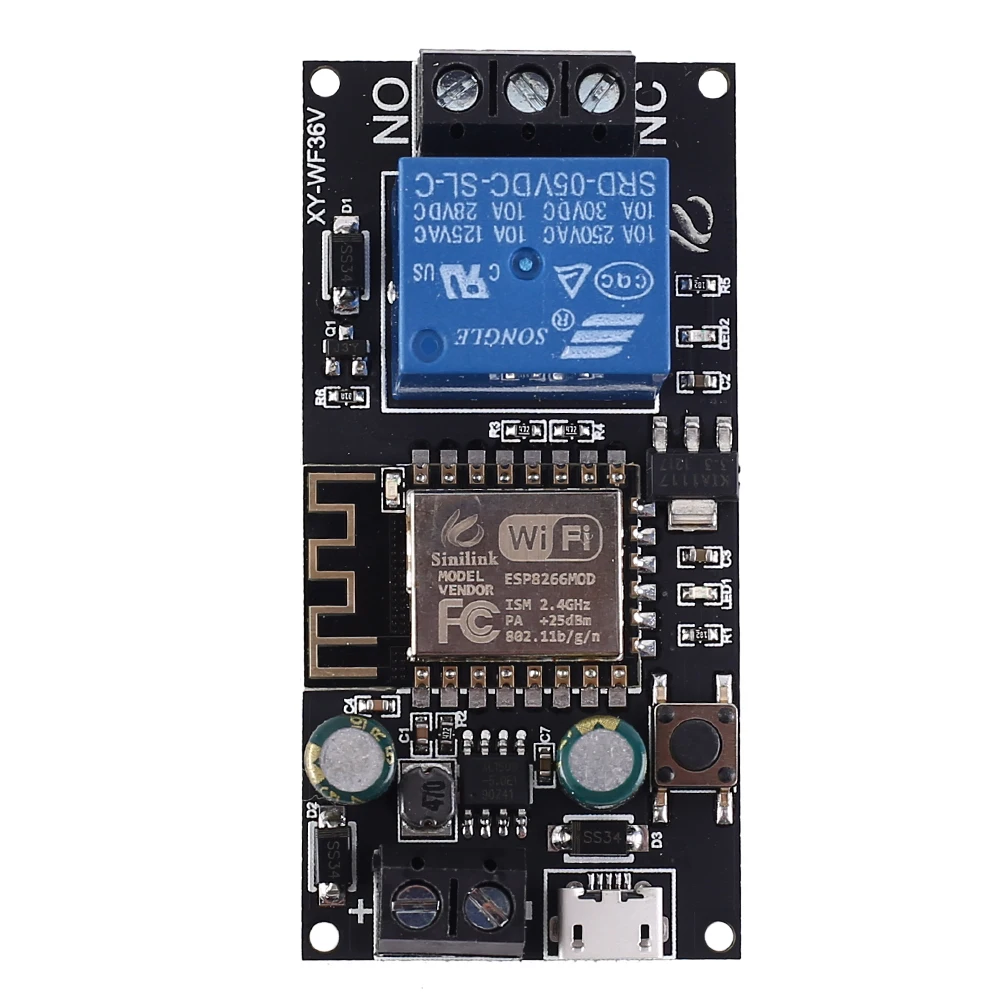 DC 12V 24V wifi модуль реле для беспроводного интеллектуального устройства управления Умный дом