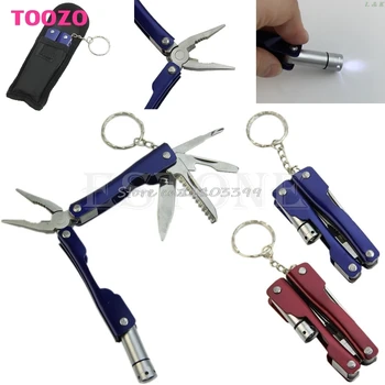

Portable 9 In 1 Stainless Steel Multi Tool Plier Outdoor Pocket Mini Camping Kit M12 dropship