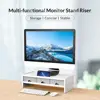ORICO Multi-function Monitor Stand Riser Desktop Holder Bracket with 3 Drawer Storage Box Organizer for Home Office Laptop PC ► Photo 2/6