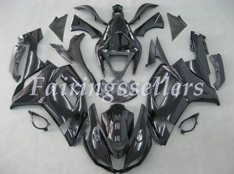 

High Quality New ABS Motorcycle Fairings kit Fit For kawasaki Ninja ZX-6R ZX6R 636 2007 2008 07 08 Custom Free Black