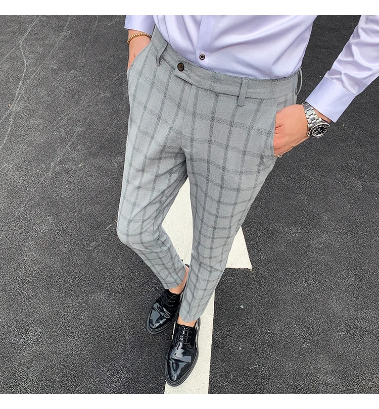 Британский Стиль Классический Полосатый мужской костюм slim fit ashion бутик Блейзер Свадебный костюм для жениха 3 шт наборы(куртка+ жилет+ брюки
