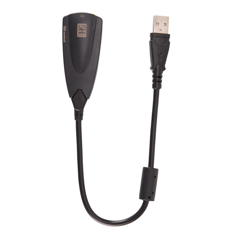 Внешний 5H V2 USB 7 1 Звуковая карта аудио адаптер к 3D CH виртуальный канал дорожка для