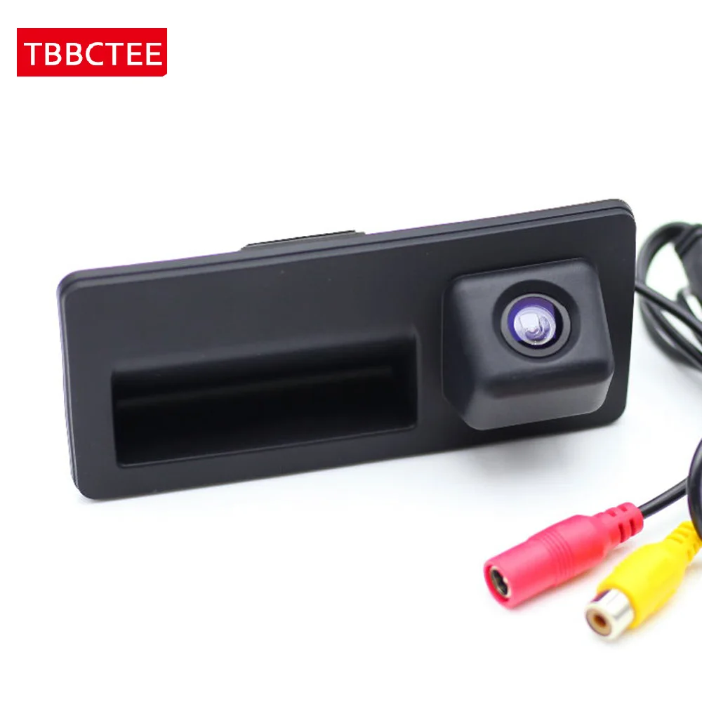 

Car Camera For Audi Q7 2016-2017 Reverse Rearview Parking Camera Trunk Handle HD CCD Water Proof NTSC RCA