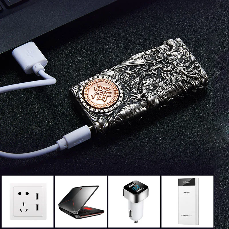 Новая высококлассная рельефная usb зарядка двойная дуговая Зажигалка Смарт плазменный чувствительный переключатель может буквенный прикуриватель