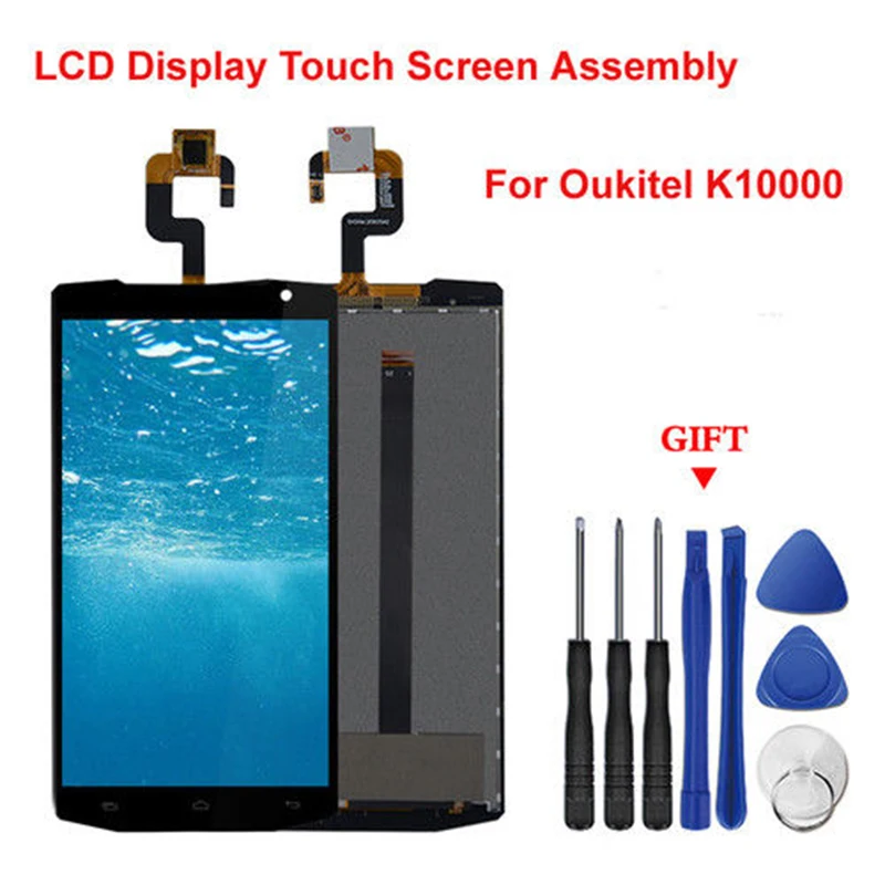 Для 5 &quotоригинального Oukitel K10000 LCD дисплей и TP кодирующий преобразователь