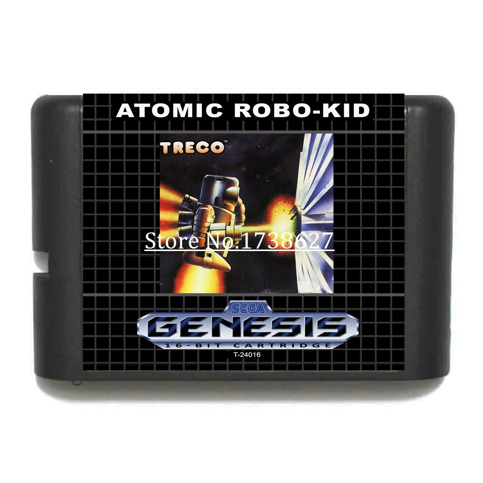 Atomic Robokid 16Bit игровой Картридж для Sega MegaDrive & Genesis системные консоли|Картриджи| |