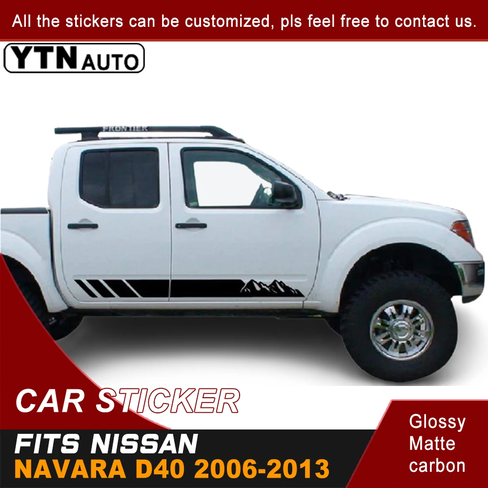 Наклейки на автомобиль для Nissan Navara D40 2006 2007 2008 2009 2010 2011 2012 2013 2 шт. | Автомобили и