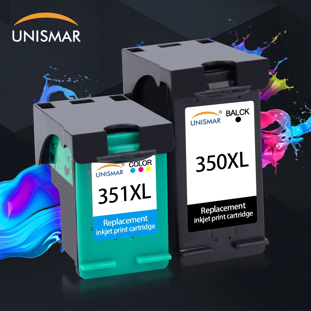 Чернильные картриджи Unismar 350XL 351XL совместимые с HP 350 351 C4480 C4580 C4380 C4400 C5280 C5200 C5240 D4260
