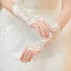 White Short Wedding Gloves Women Fingerless Bridal Gloves Elegant Rhinestone White Lace Gloves for Bridal Wedding Accessories ► Photo 3/6
