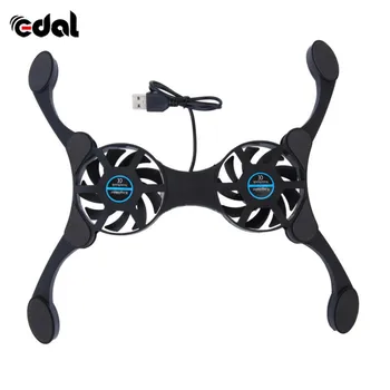 

Foldable USB Laptop Cooling Pads With Double Fans For 7-15 Inch Notebook Laptop Mini Octopus Notebook Cooler Cooling Pad