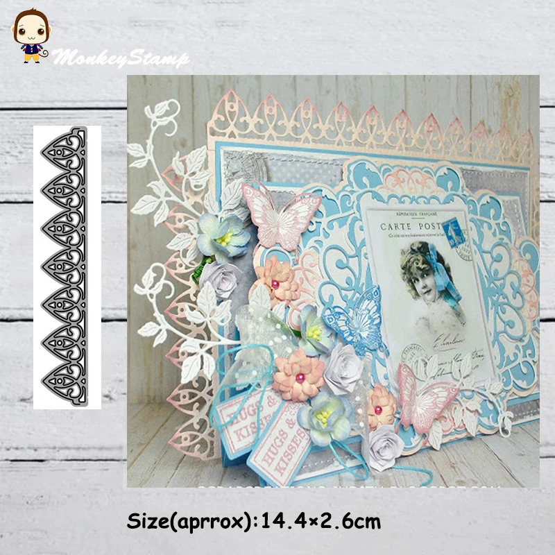 Металлические режущие штампы в виде сердца обезьяны трафареты для скрапбукинга