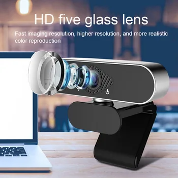 

2020 New W7/W8/W10/MAC 1080P Webcam Desktop Laptop PC Built-in Microphone Camera For Video Recording Chatting Online