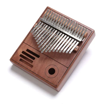 

17 Key Houshold Gift Wood Kalimba Single Board Mahogany Thumb Piano Mini Keyboard Instrument with Accessories p30