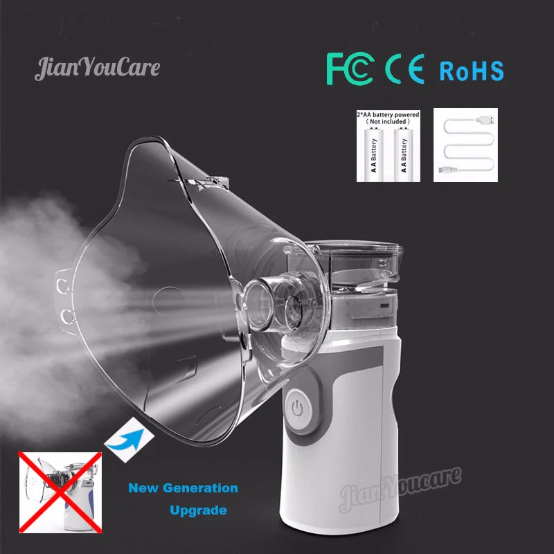 JianYouCare ручной ингалятор для астмы, сетчатый ингалятор для детей, портативный бесшумный Пульсоксиметр для пальцев, для семейного здоровья, oximetro de dedo