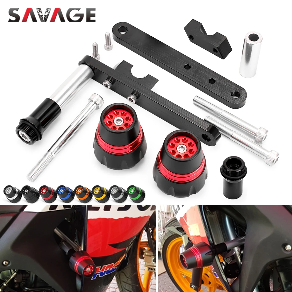 Deslizador de marco para motocicleta, accesorios de protección contra caídas para 250R CBR250R 2015 14 13 12 11|titanium strip|slider downloadslider news - AliExpress