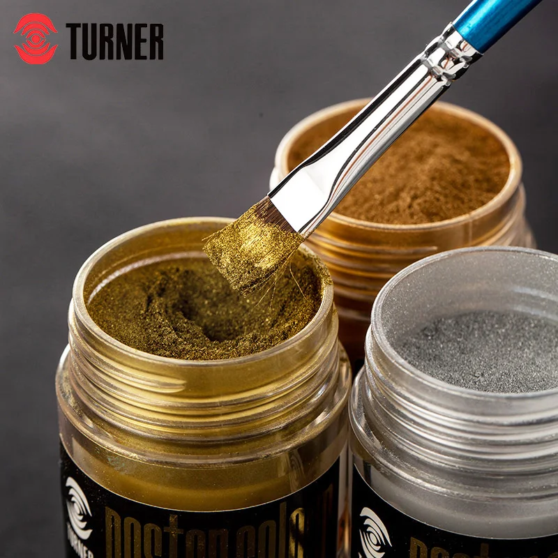 

Gold/silver powder watercolor special effects dotted with pigments, illustrations to cover DIY write card bronzing font effect